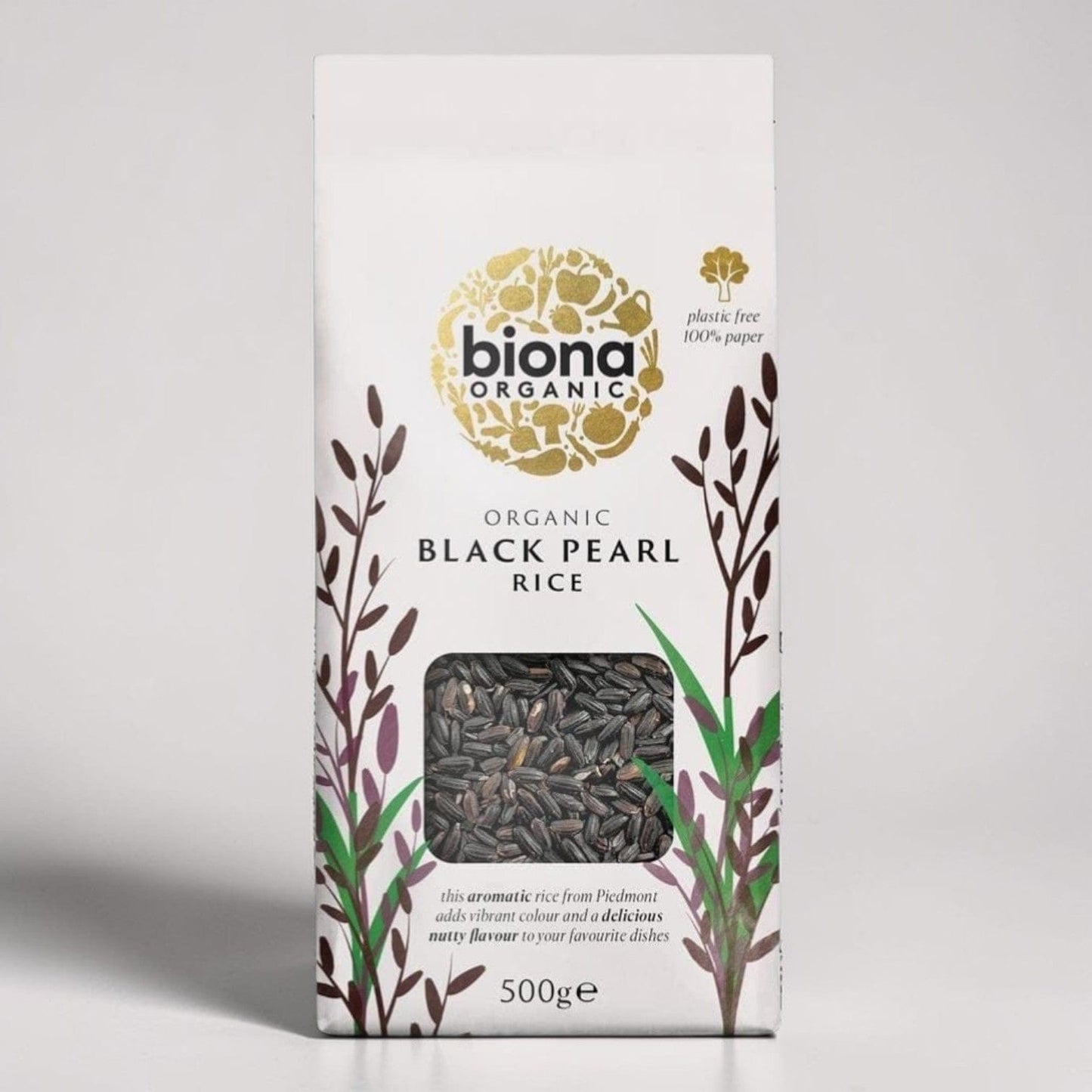 Organic Black Pearl Rice 500g by Biona