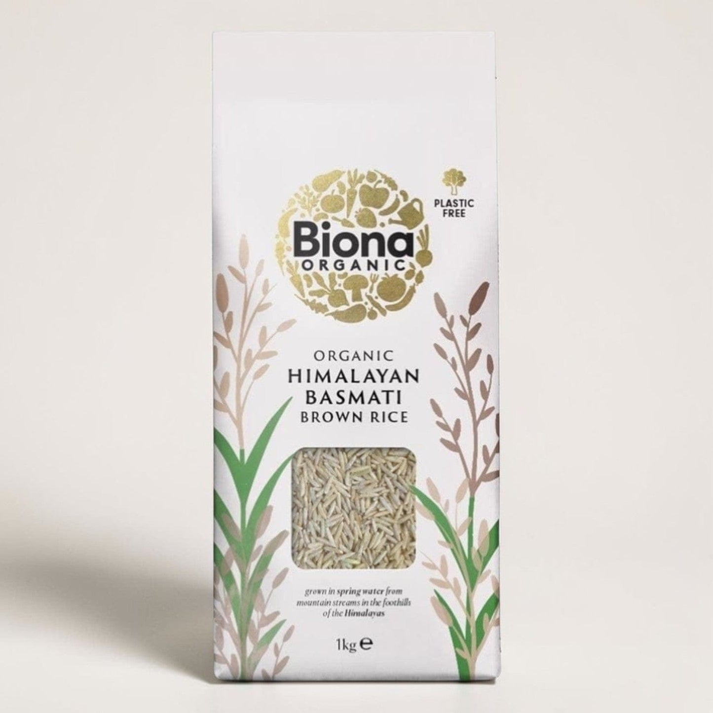 Organic Basmati Brown Rice 1kg by Biona