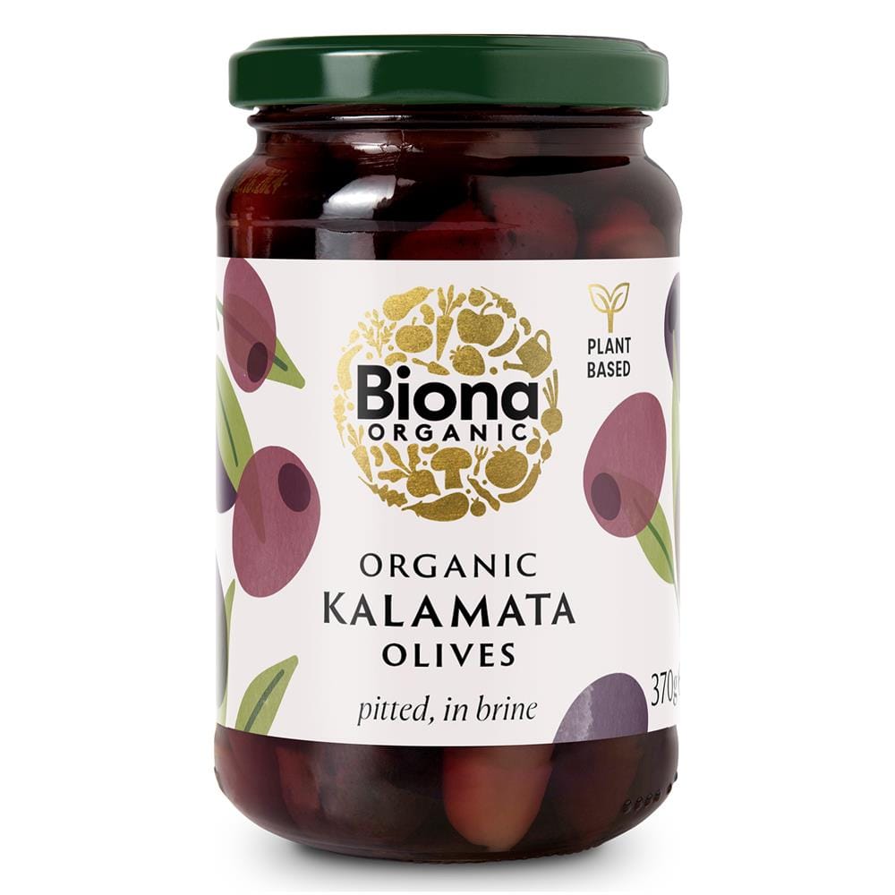 Organic Kalamata Olives in Brine 370g