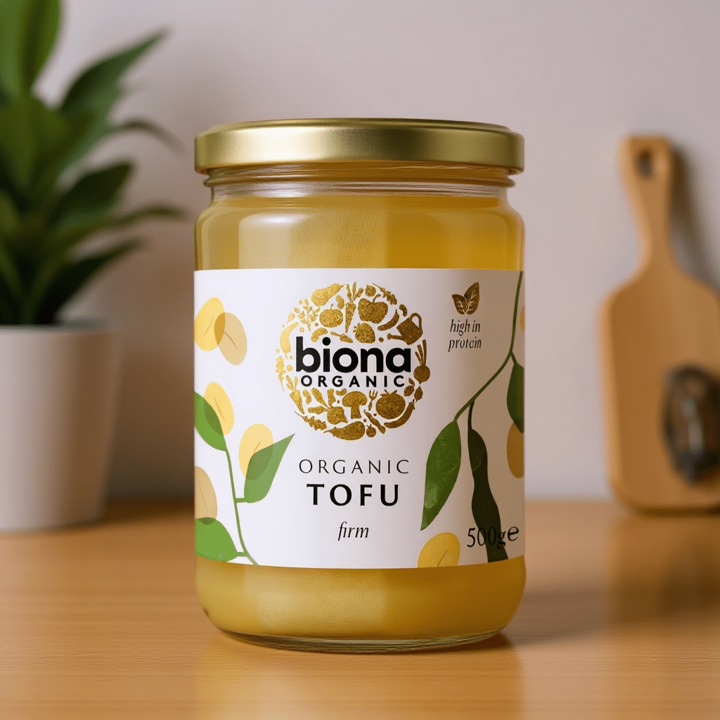 Plain Tofu Organic in Jars 500g