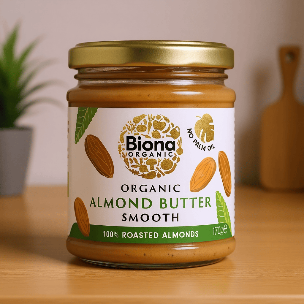 Organic Almond Butter Smooth 170g