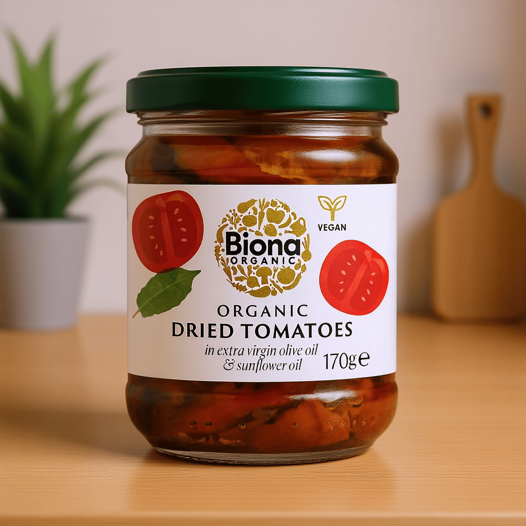 Organic Dried Tomatoes in Extra Virgin Olive Oil 170g