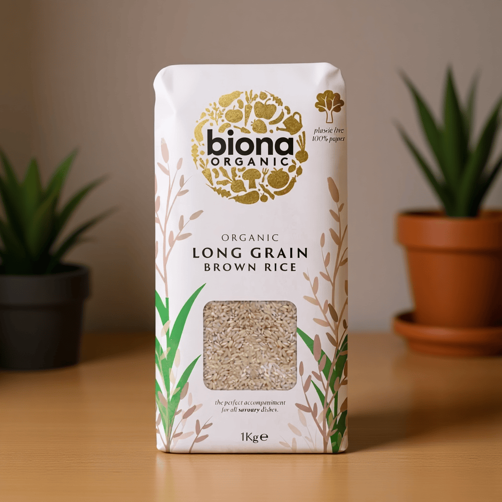Organic Long Grain Brown Rice 1kg