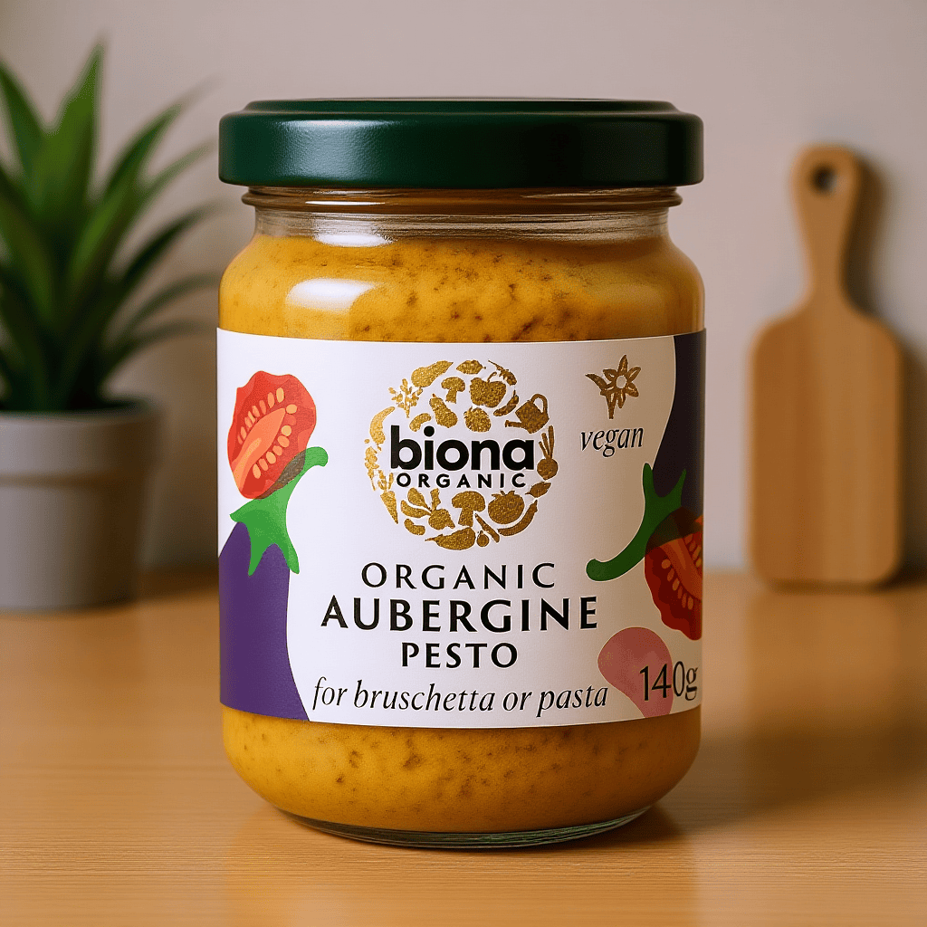Aubergine Pesto Organic 140g
