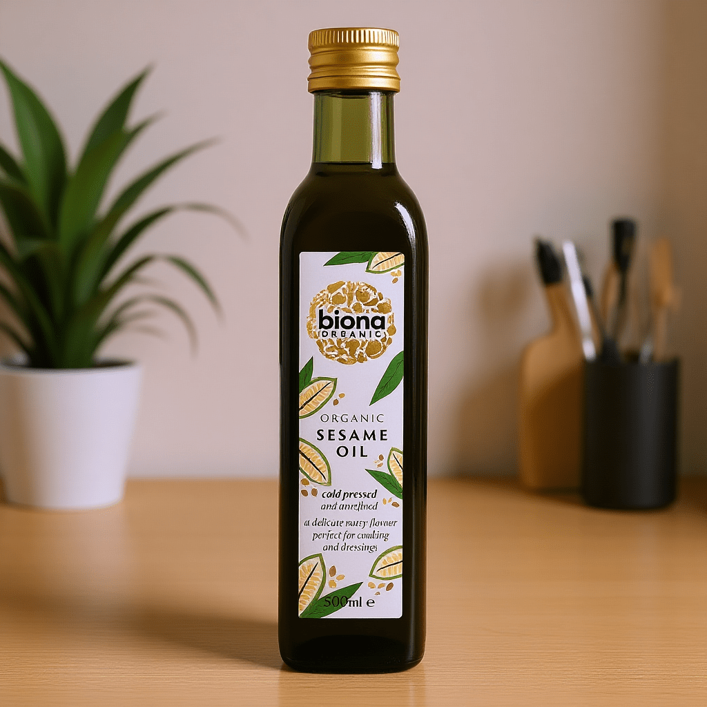 Organic Cold-Pressed Sesame Oil 500g
