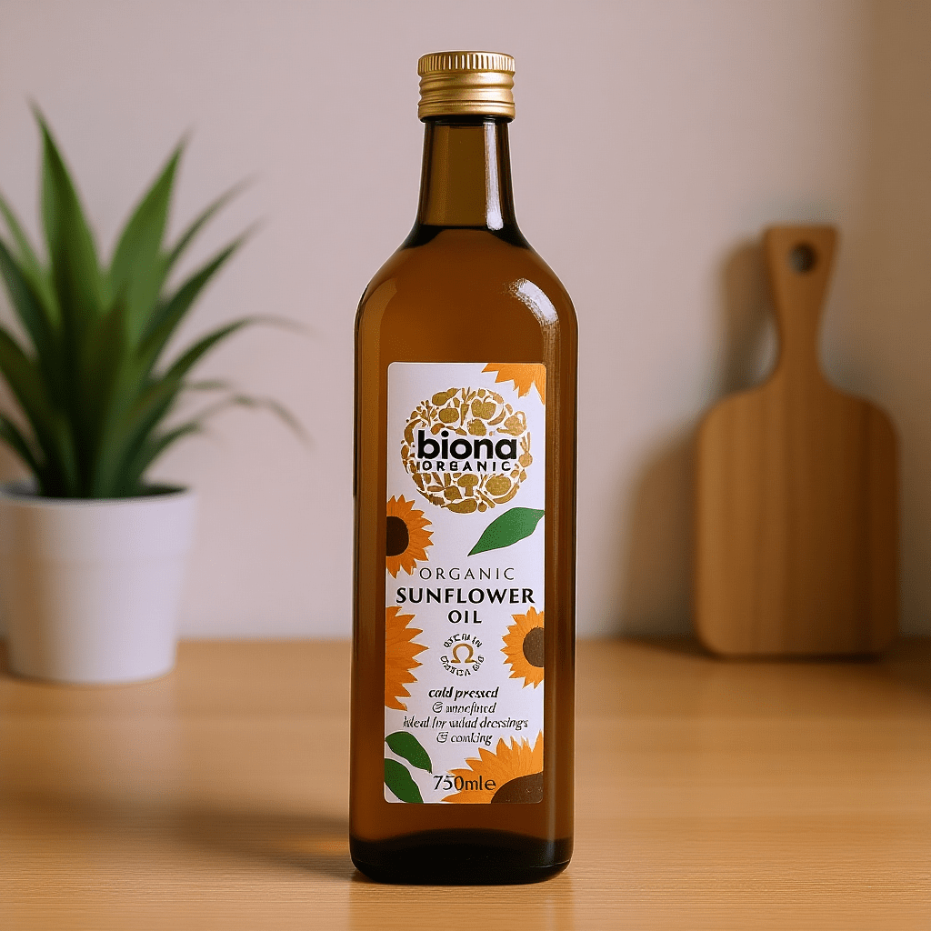 Organic Sunflower Oil Cold Pressed 750g