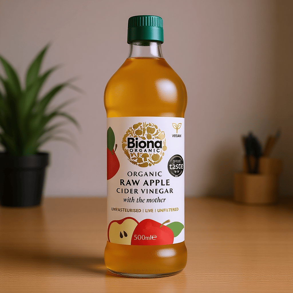 Organic Raw Apple Cider Vinegar with the Mother 1lt