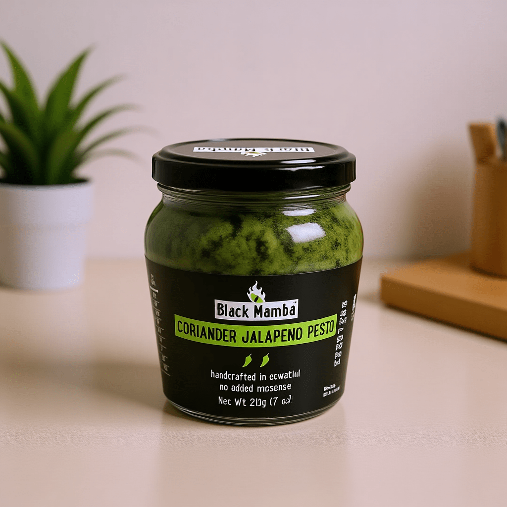 Coriander & Jalapeno Pesto Medium Hot 210g