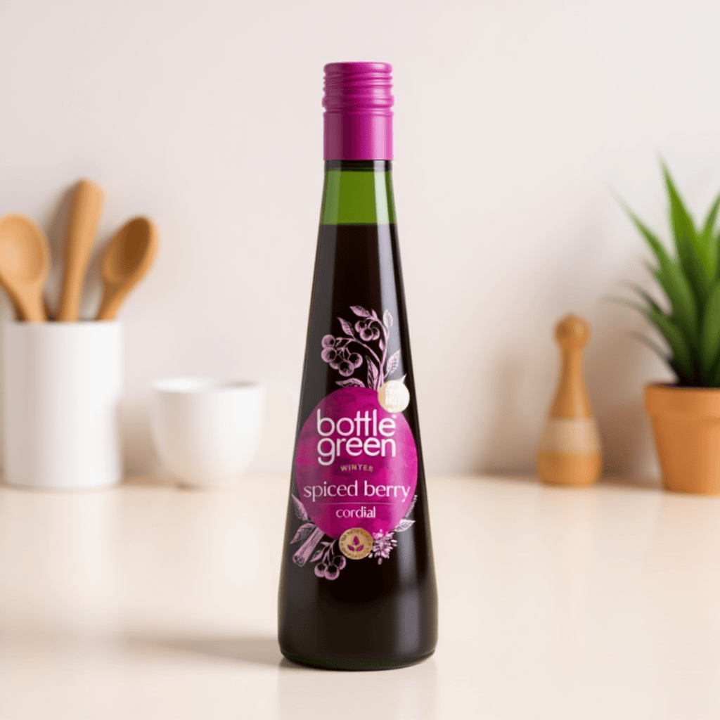 Rich hedgerow berries warmed with seasonal spices. A wintery cordial to enjoy hot or cold, especially with a slice of orange.