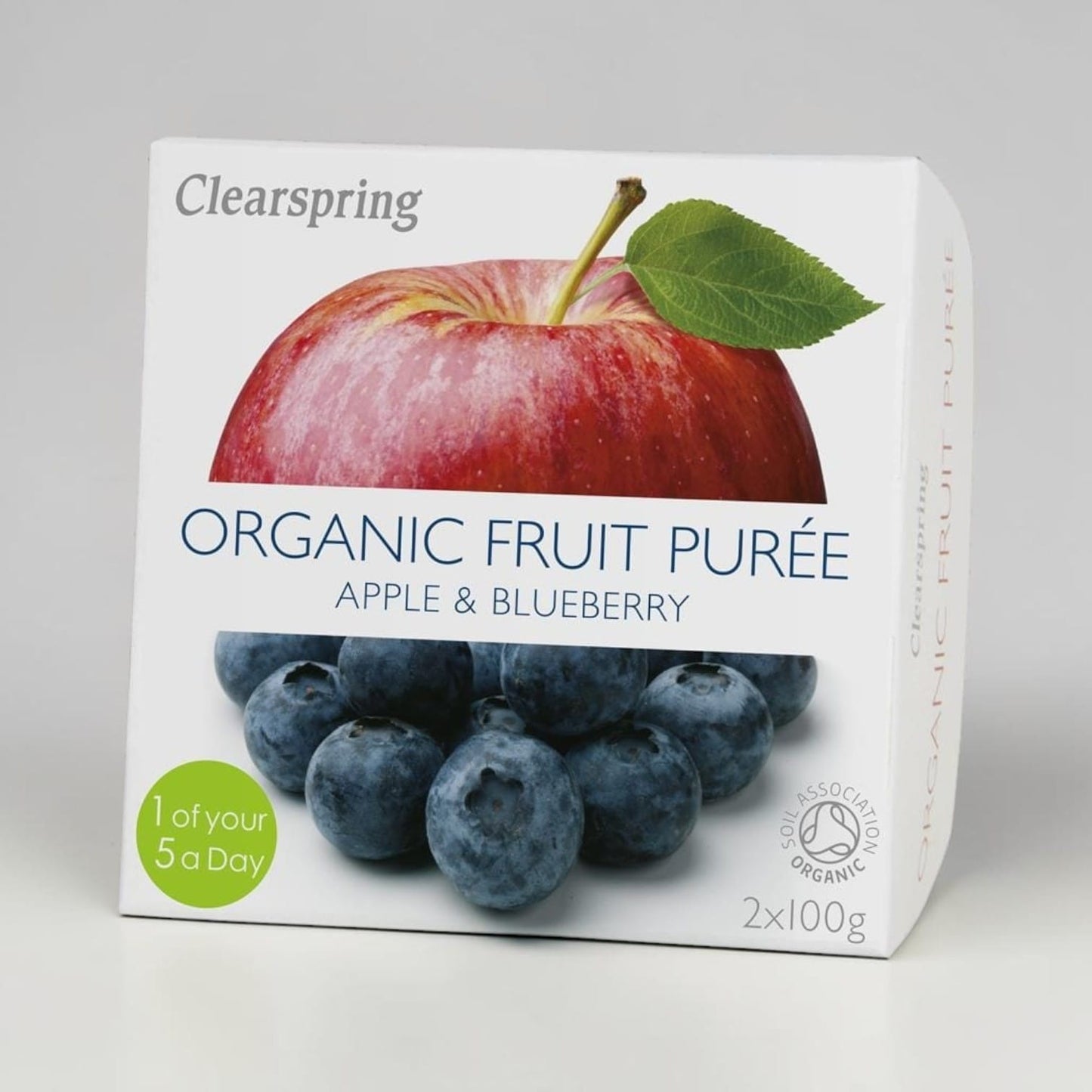 Organic Fruit Puree Apple & Blueberry by Clearspring