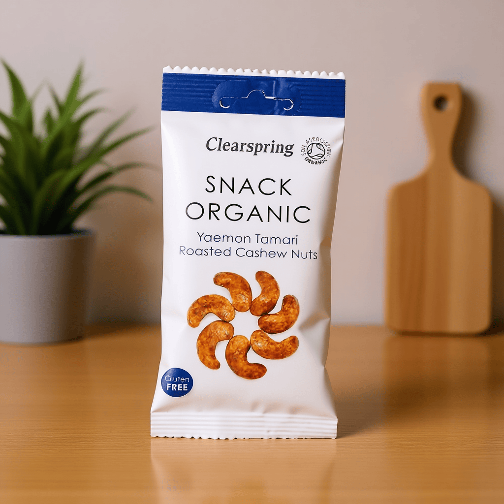 Organic Tamari roasted cashew nuts 30g