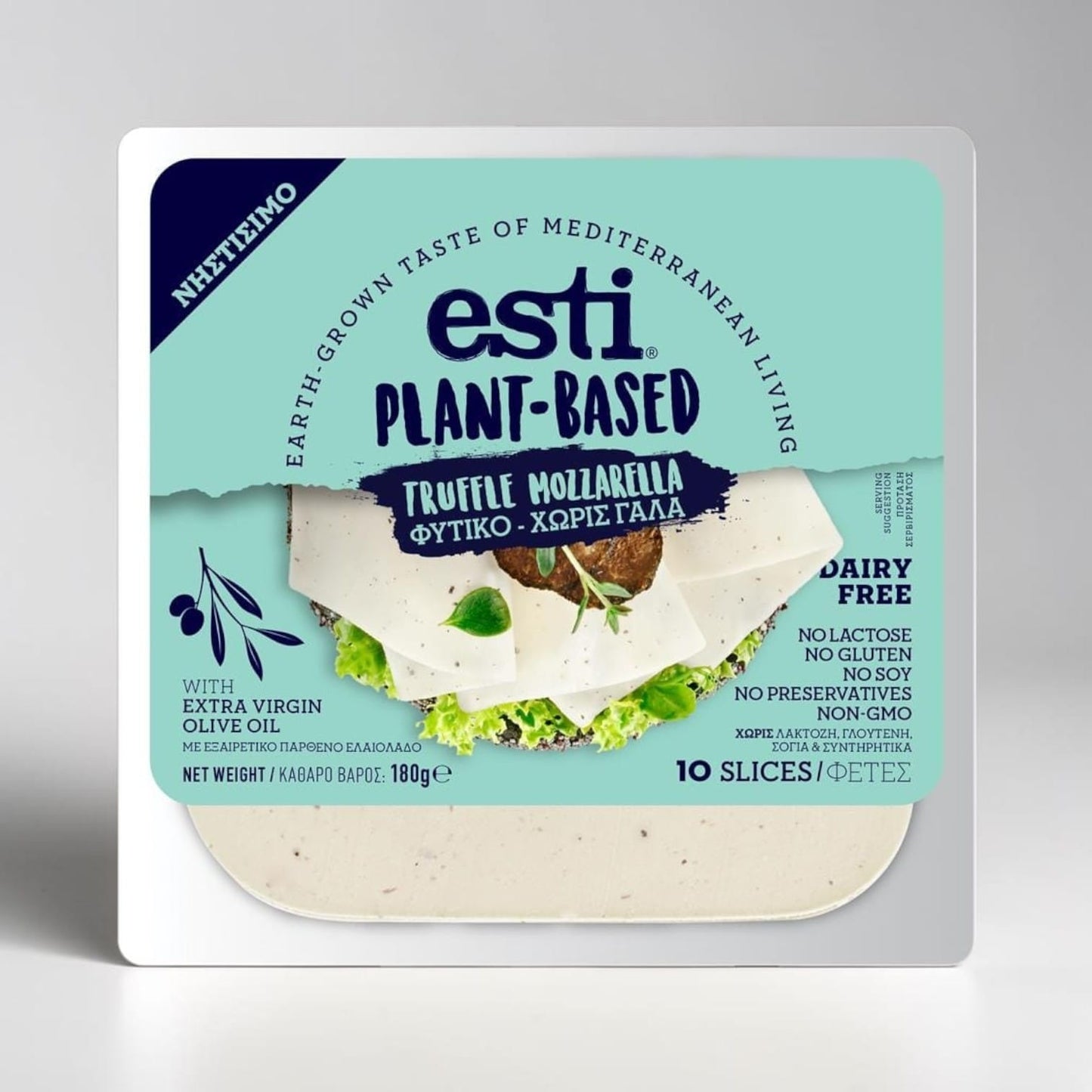 Mozzarella with Truffle Slices 180g by Esti Chilled