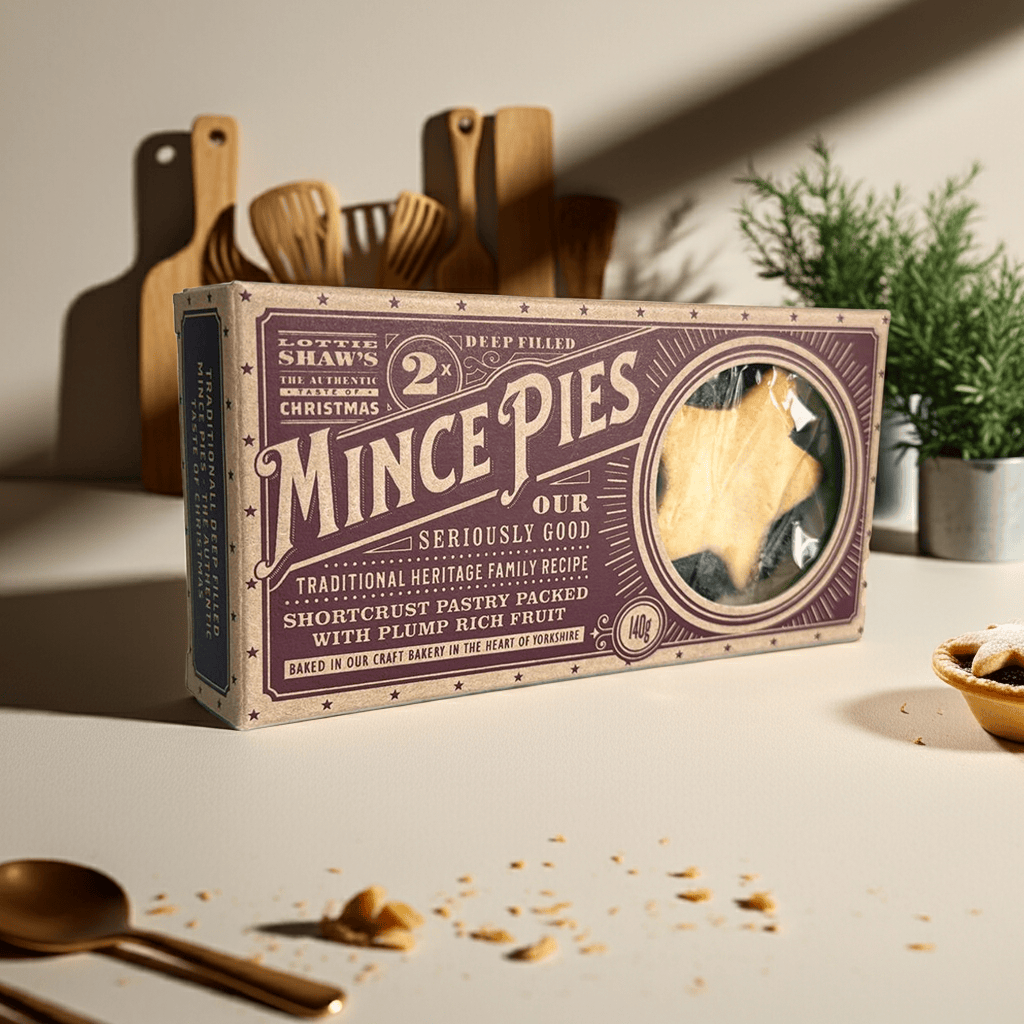 Traditional Mince Pies (2 pack) by Lottie Shaw's
