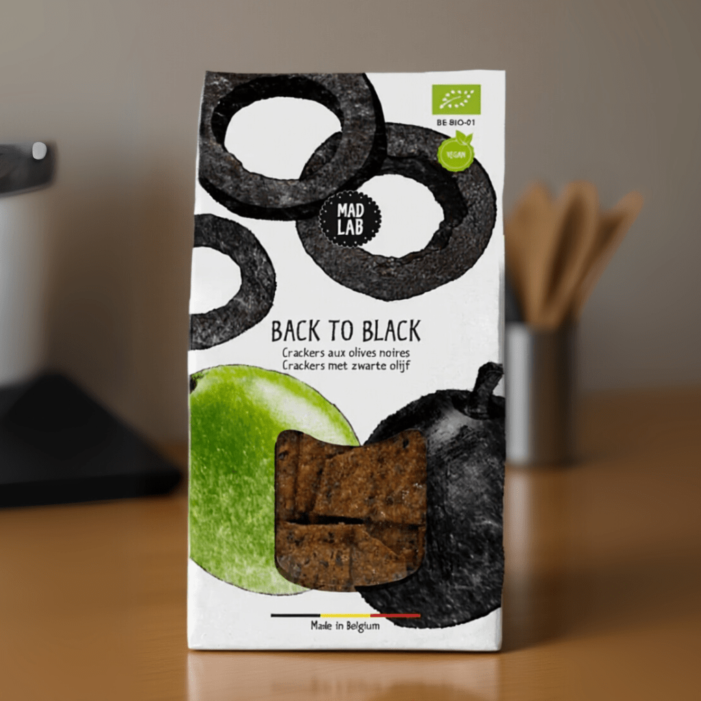 Organic Black Olive Crackers 110g