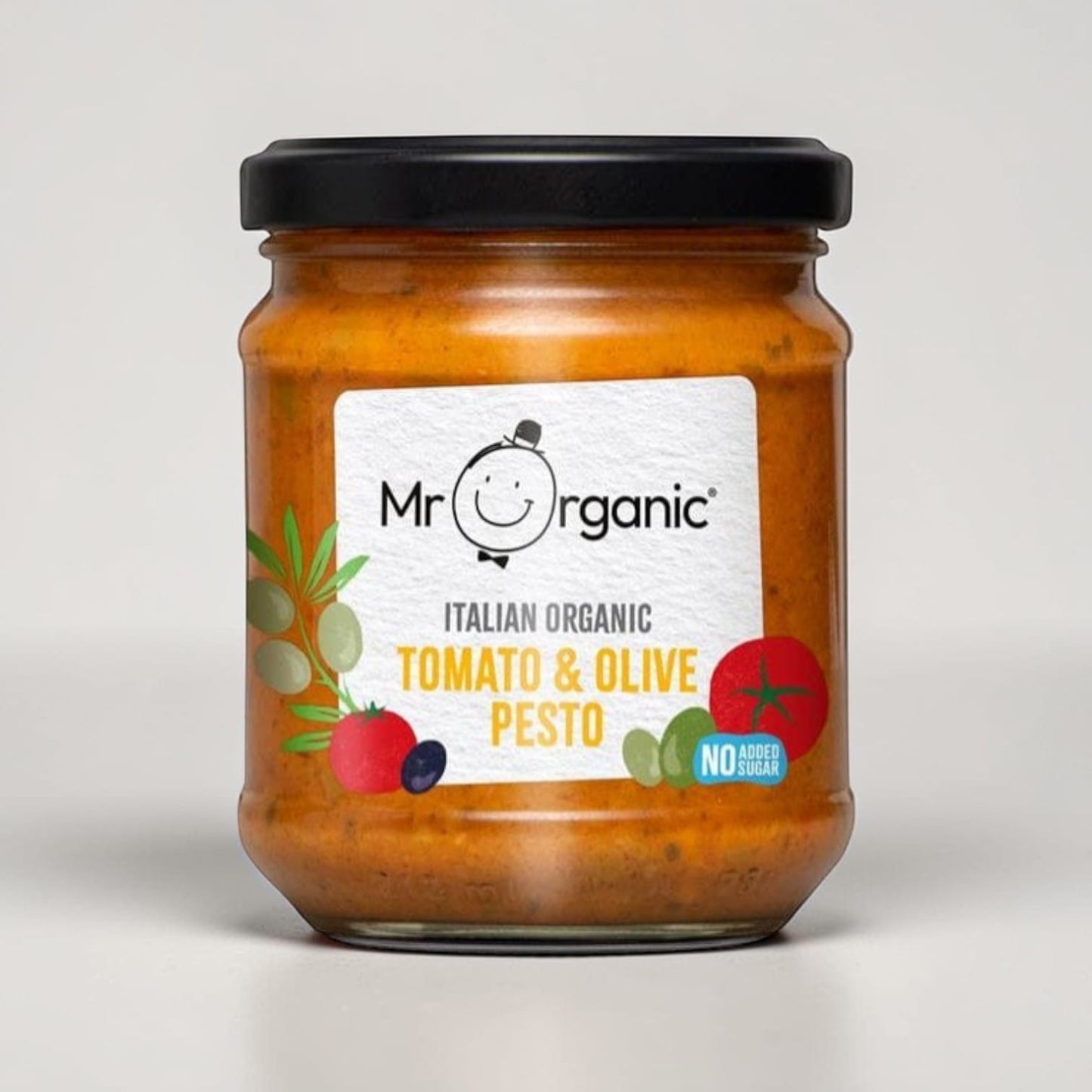 Tomato & Olive Pesto 190g by Mr Organic