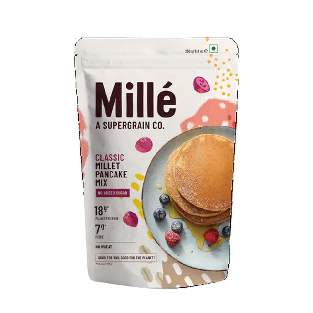 Mille Classic 17g Plant Protein Pancake Mix by Mille Supergrains