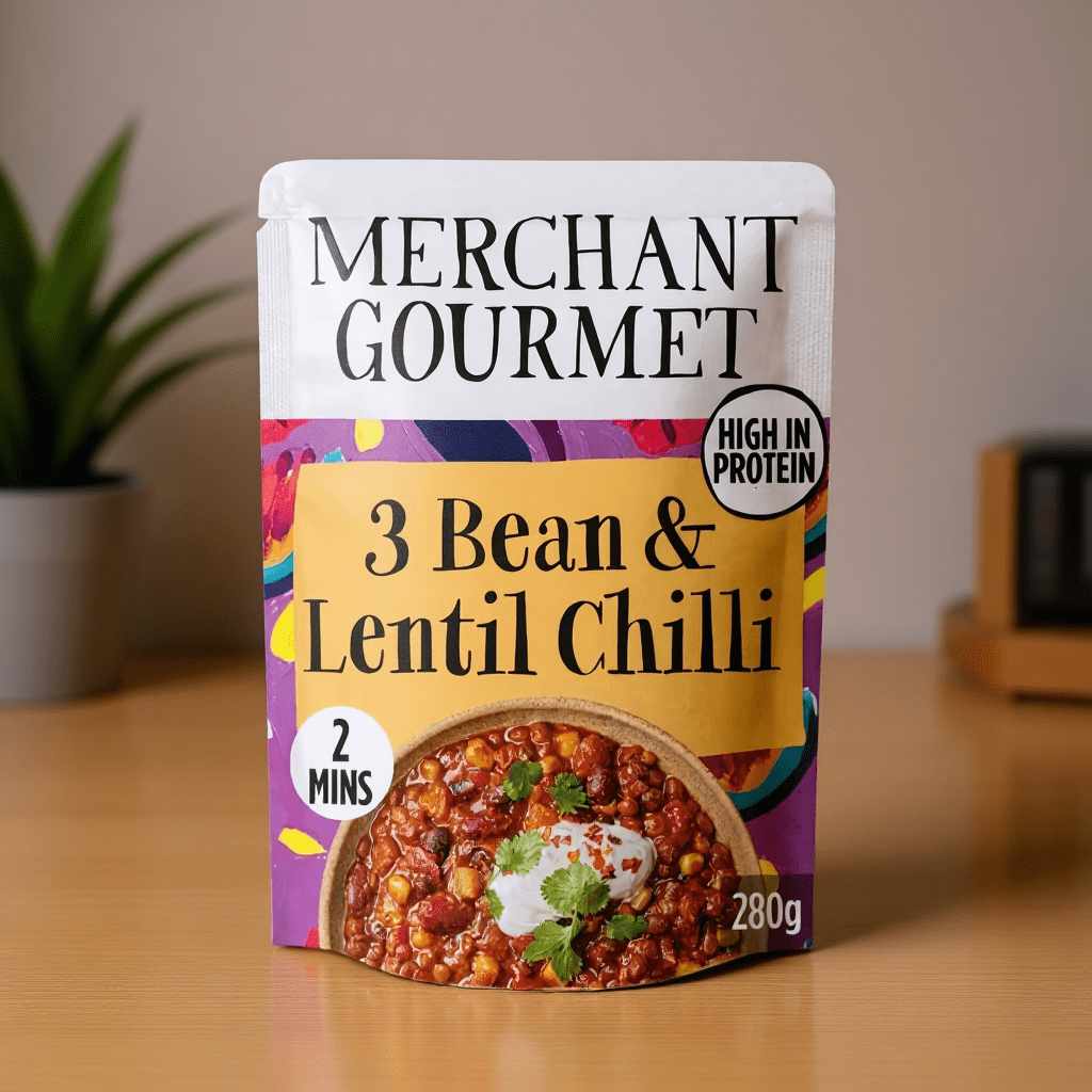 3-Bean & Lentil Chilli 280g