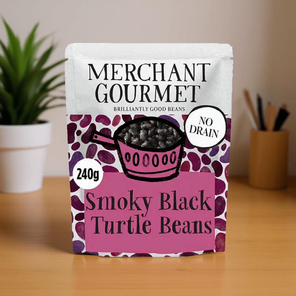 Smoky Black Turtle Beans with Paprika & Chilli 240g