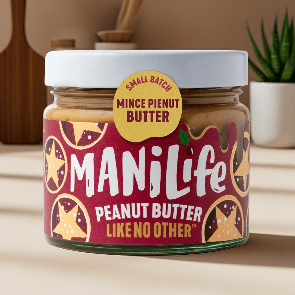 A festive twist on peanut butter with warming spices and fruity mince pie flavour. Limited edition, deeply moreish, and 100% plant-based.