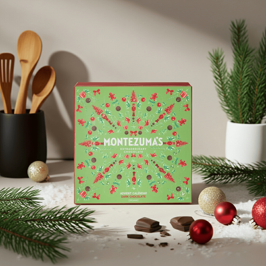 Dark Chocolate Advent Calendar 150g by Montezumas Chocolate