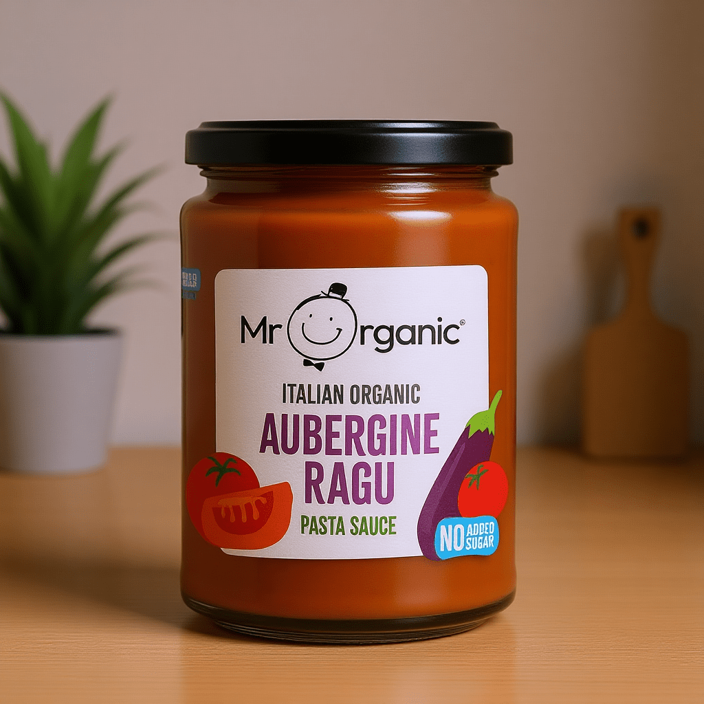 Aubergine Ragu Pasta Sauce 350g by Mr Organic