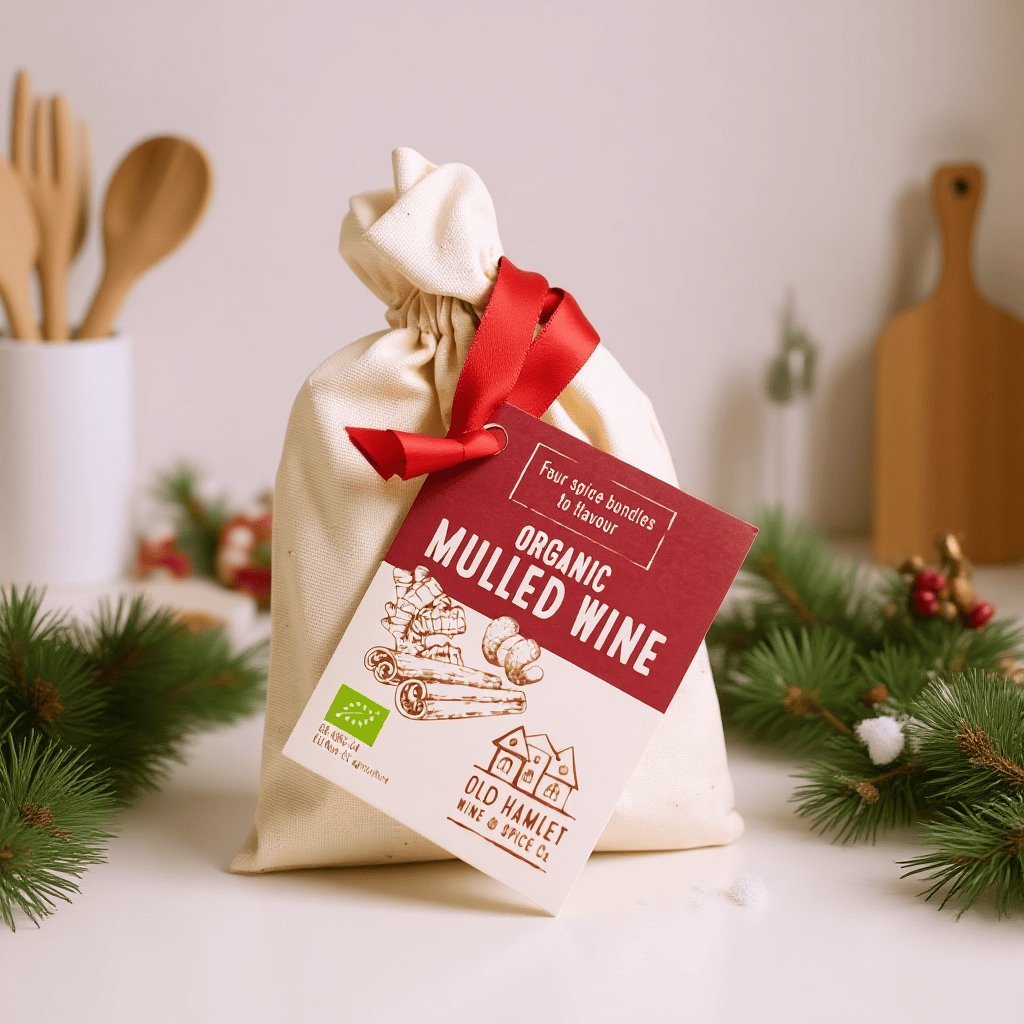 A signature Steenbergs blend of organic spices for traditional mulled wine. Includes whole cinnamon sticks, cloves, and orange peel for full-bodied flavour.