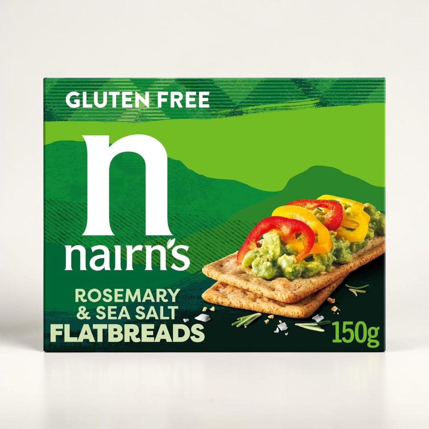 Rosemary Sea Salt Flatbreads 150g by Nairns