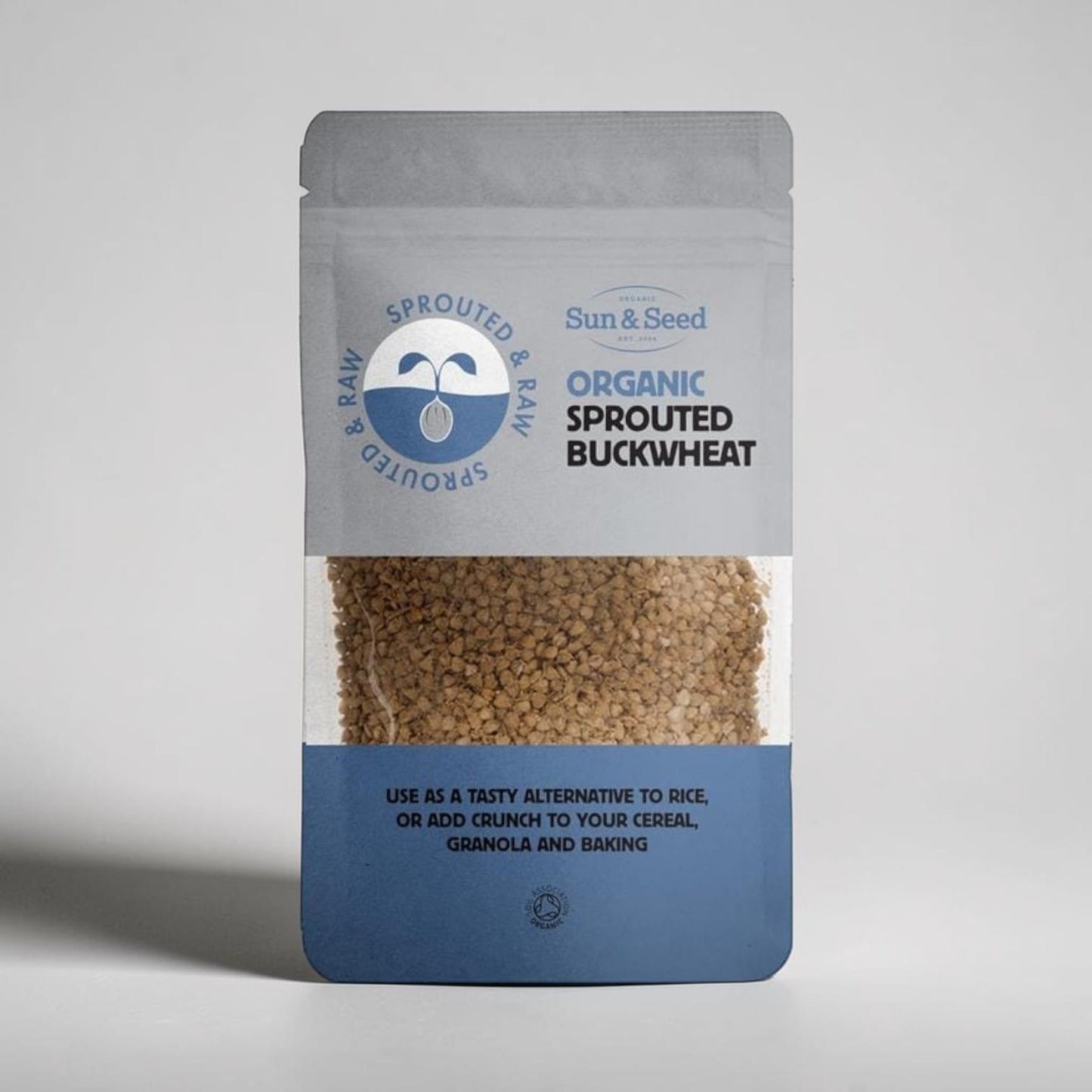 Organic Sprouted & Raw Buckwheat 250g by Sun and Seed