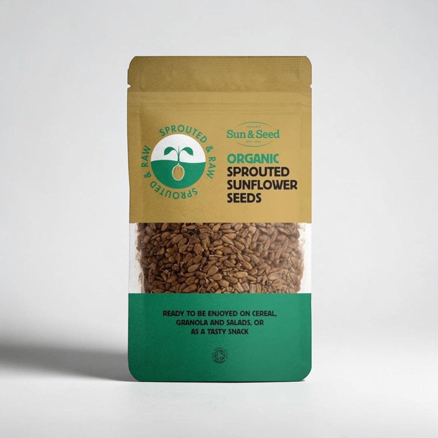 Organic Sprouted & Raw Sunflower Seeds 250g by Sun and Seed