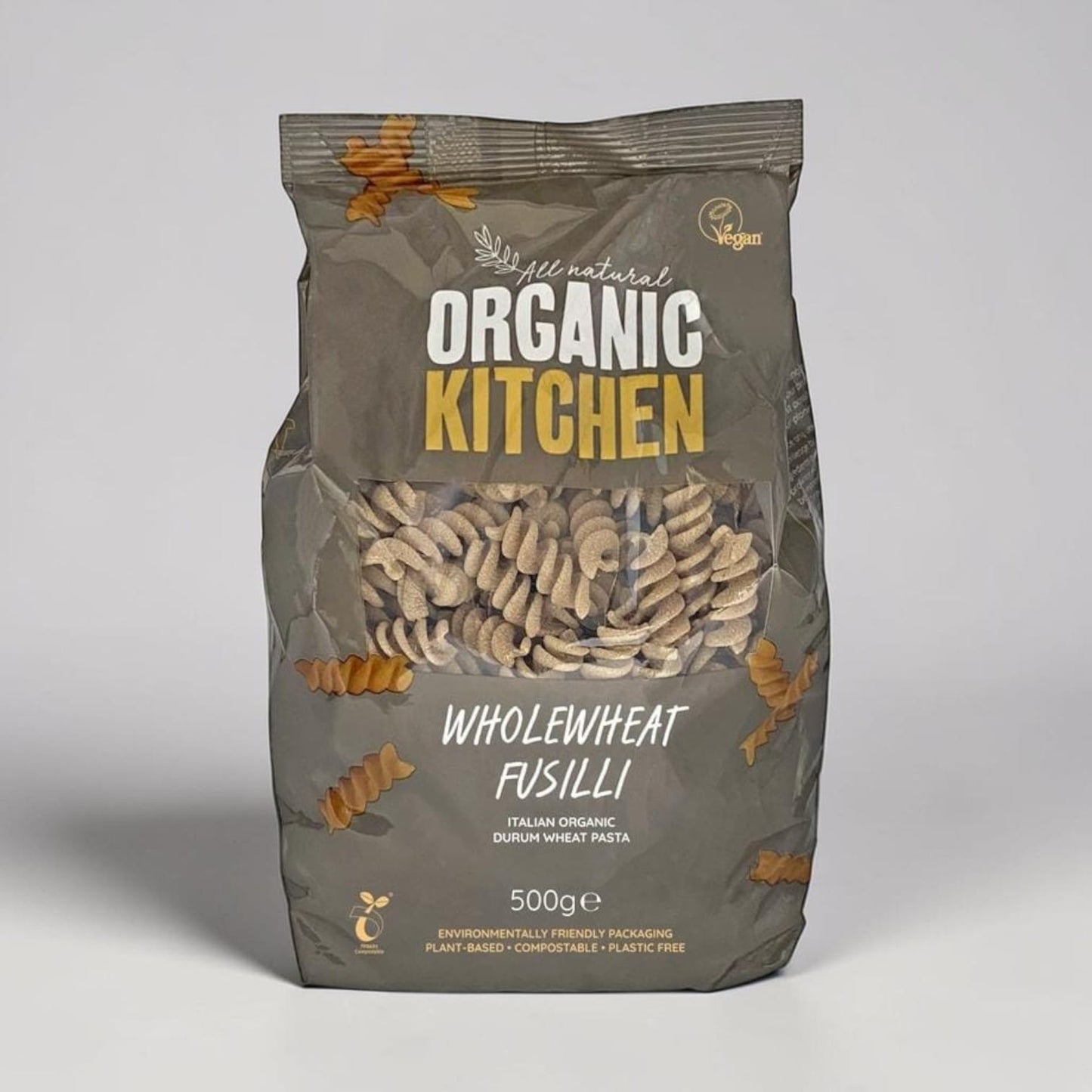Organic Italian Wholewheat Fusilli 500g by Organic Kitchen