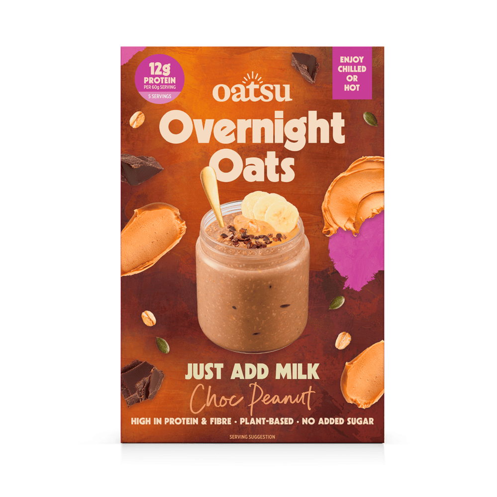 Choc Peanut Overnight Oats