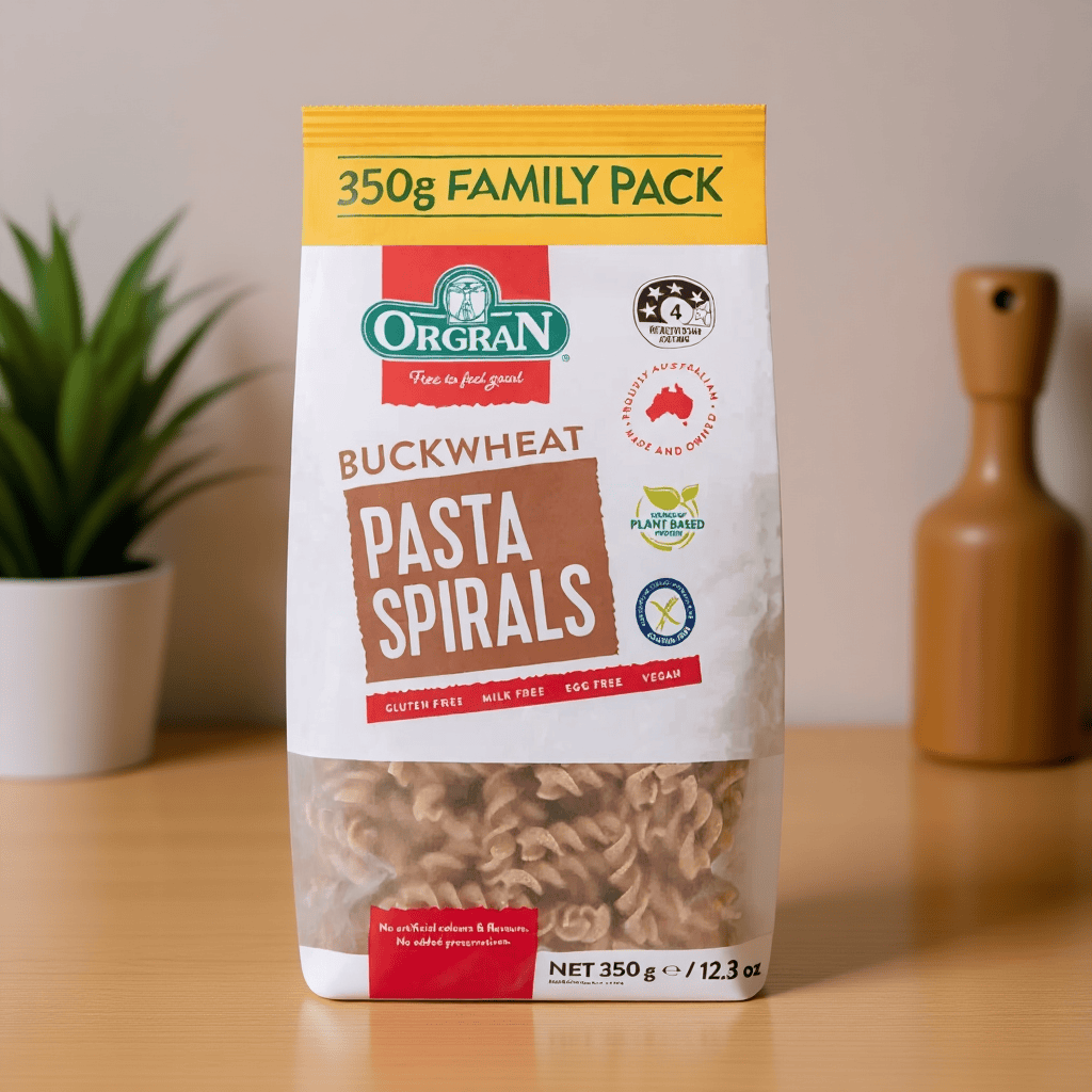 Buckwheat Spirals Pasta 350g