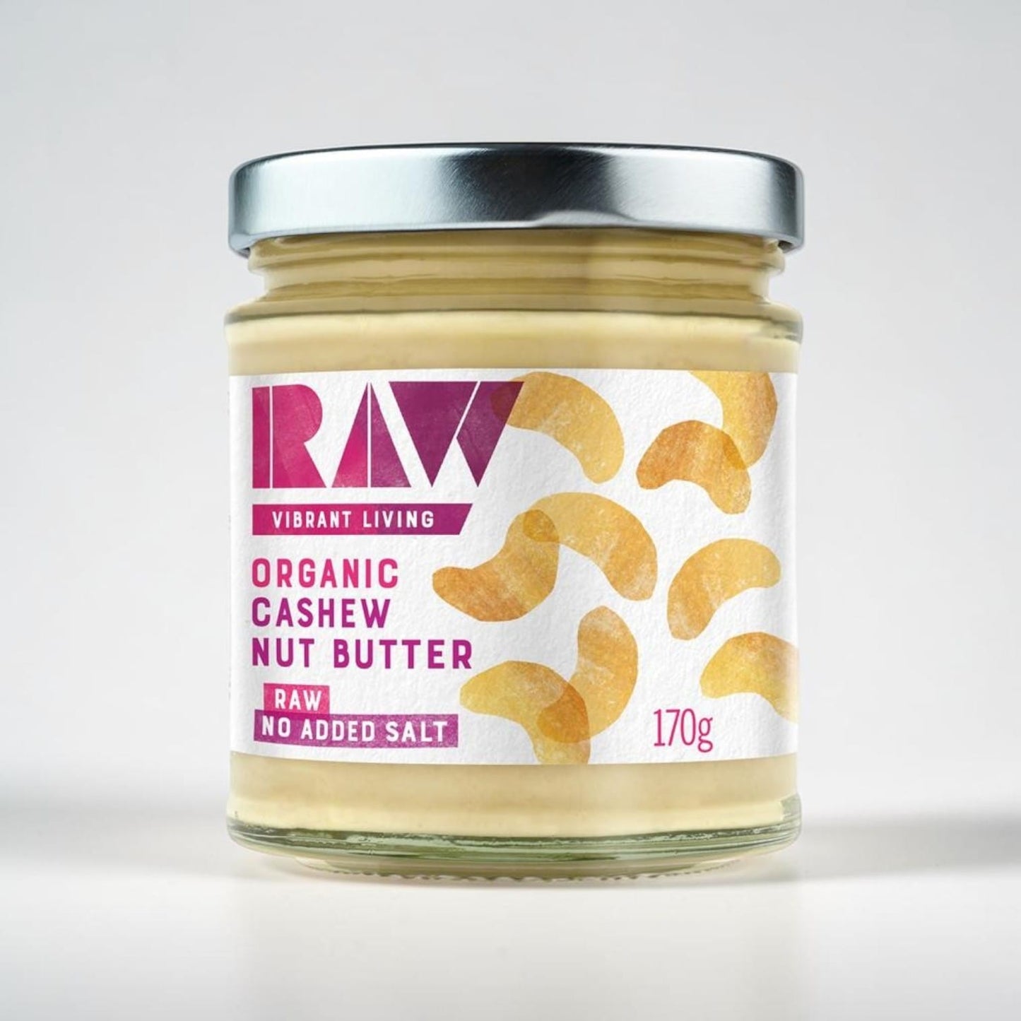 Organic Raw Whole Cashew Butter 170g by Raw Health