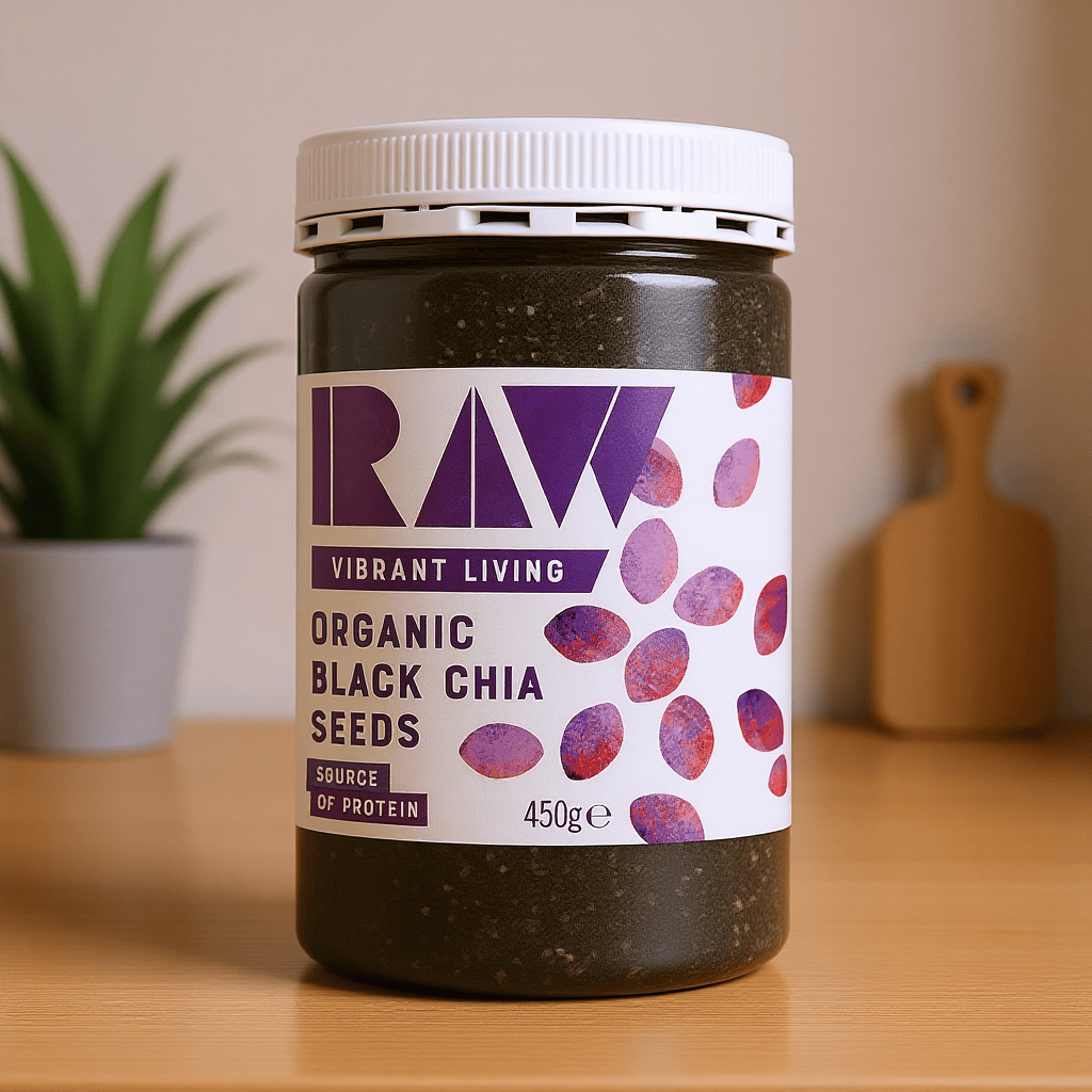 Organic Black Chia Seeds 450g