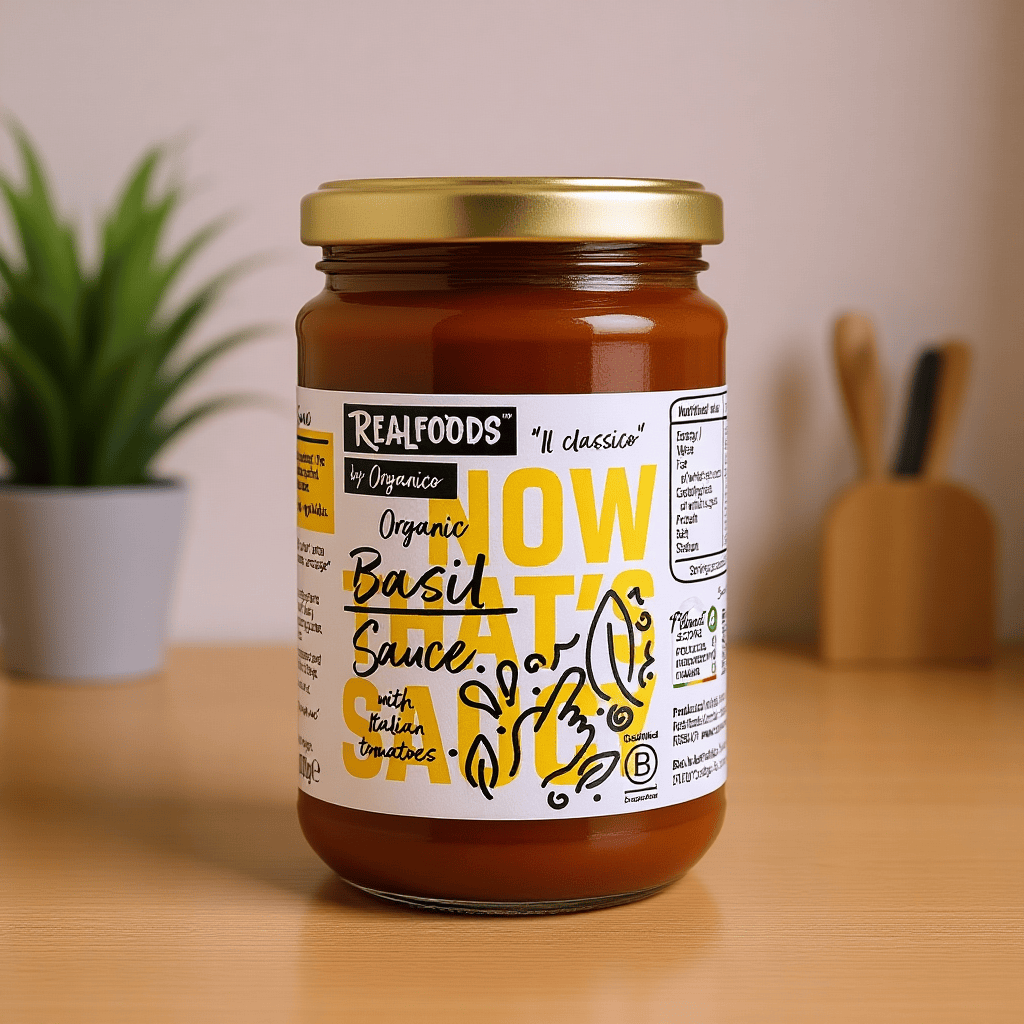 Organic Tomato and Basil Sauce 300g