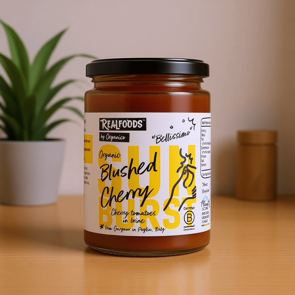 Organic Cherry Tomatoes in brine 370g