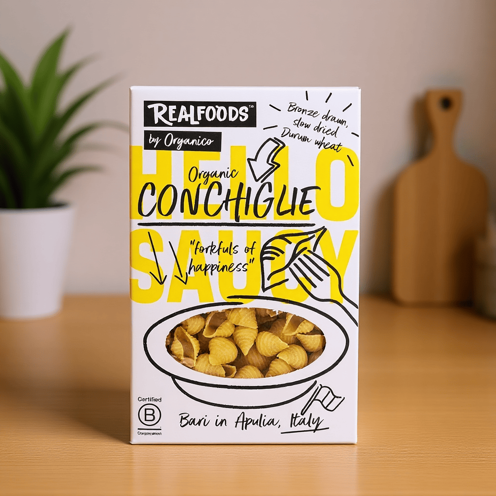 Organic Conchiglie Pasta 500g