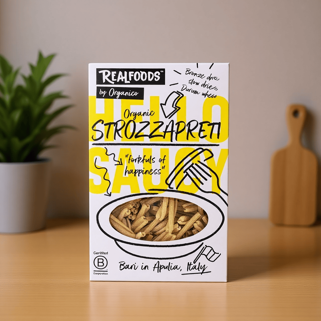 Organic Strozzapreti Pasta 500g by Realfoods