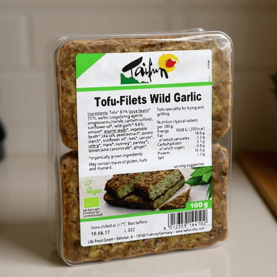 Tofu Filets Wild Garlic 160g