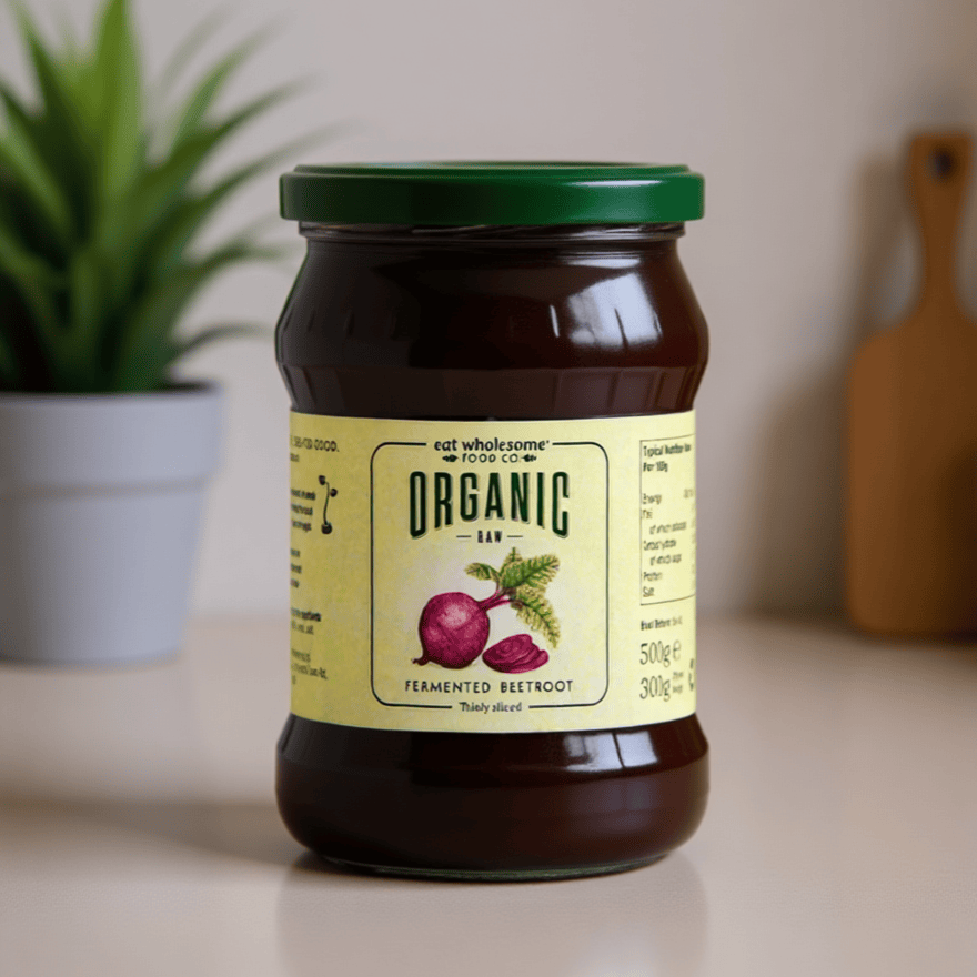 Organic Raw Fermented Sliced Beetroot 500g