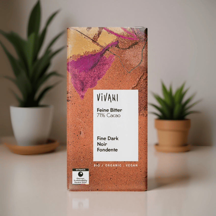 Dark 71% Chocolate Vegan Organic 100g