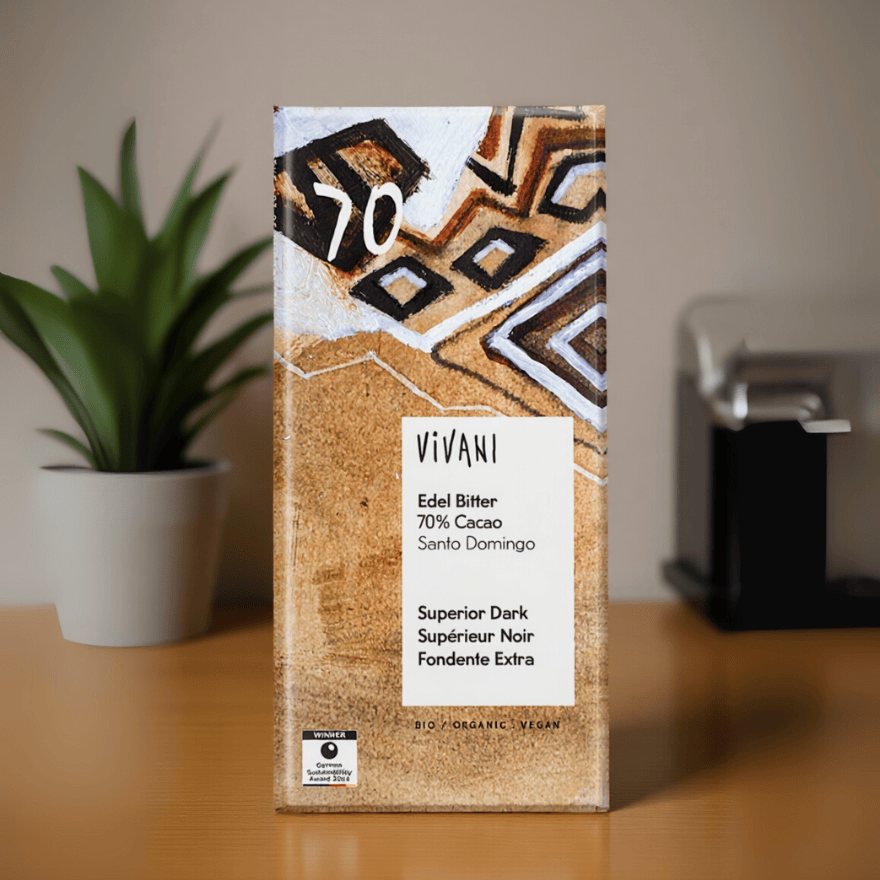 Dark 70% Superior Chocolate Vegan Organic 100g
