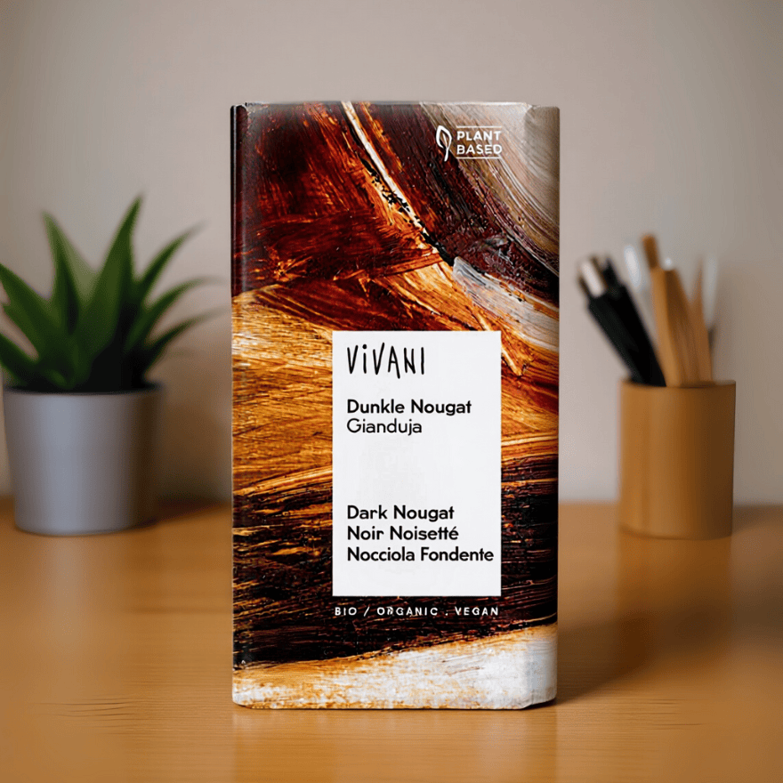 Dark Nougat Chocolate Vegan Organic 100g