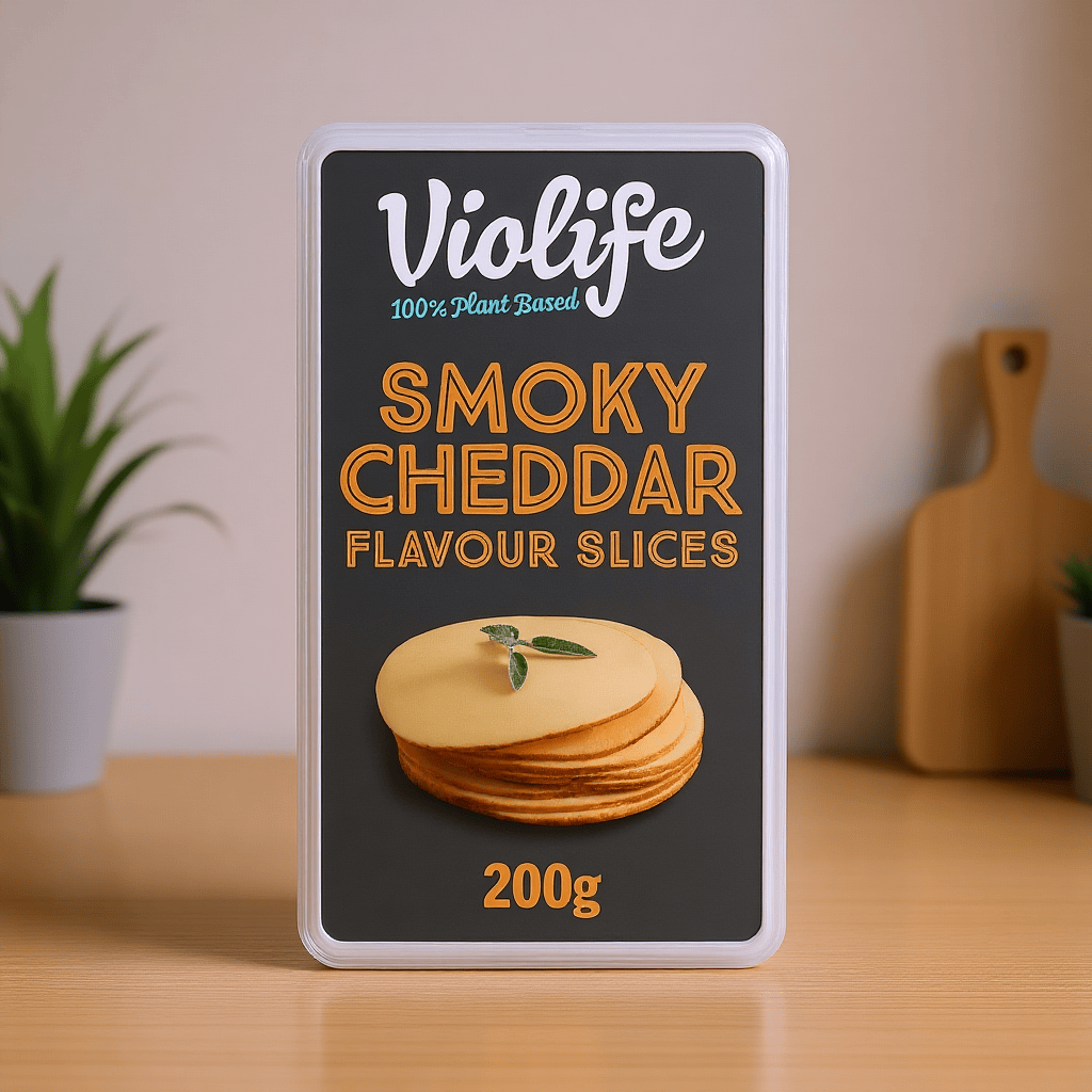 Smoky Cheddar Flavour Slices 200g