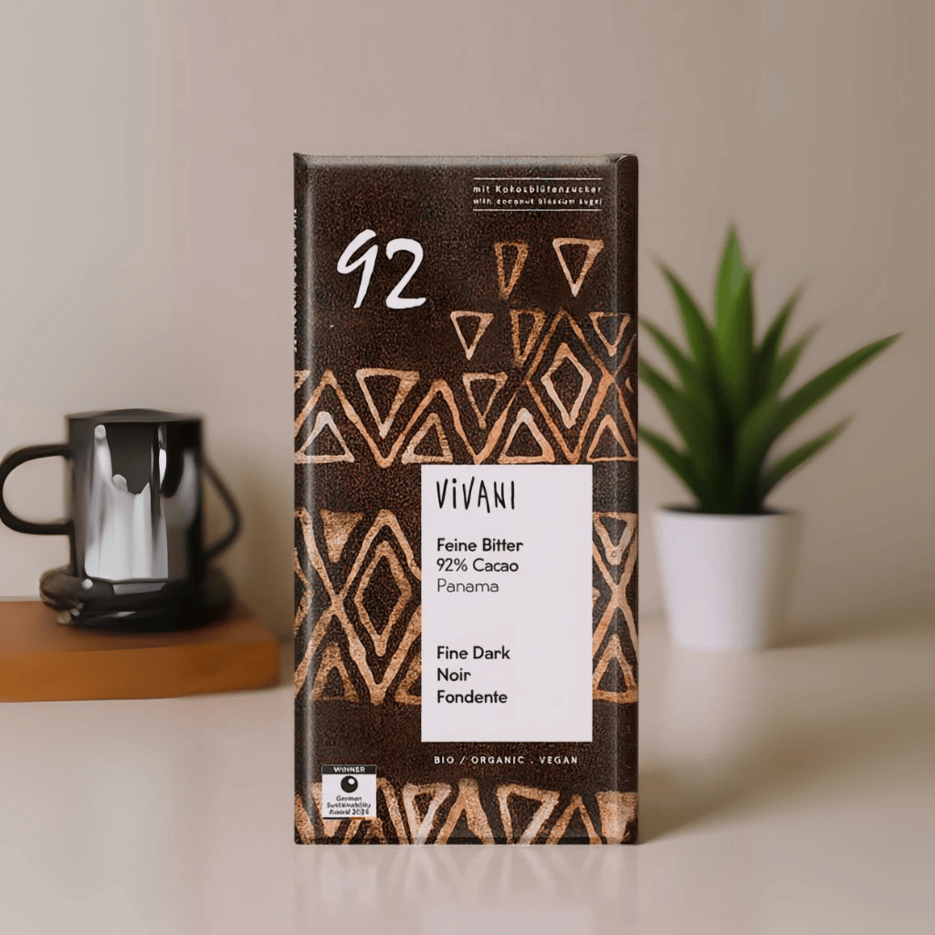 Dark 92% Chocolate Vegan Organic 80g