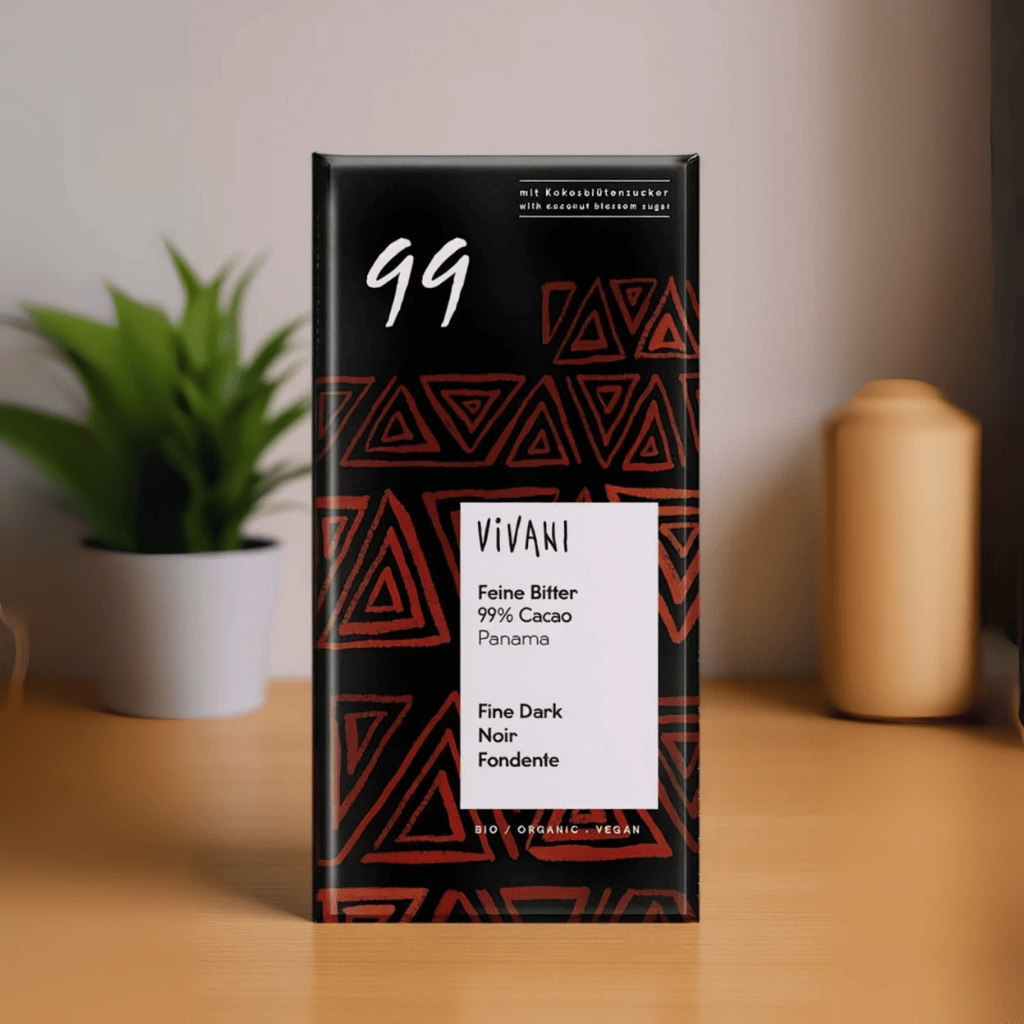 Dark 99% Chocolate Vegan Organic 80g