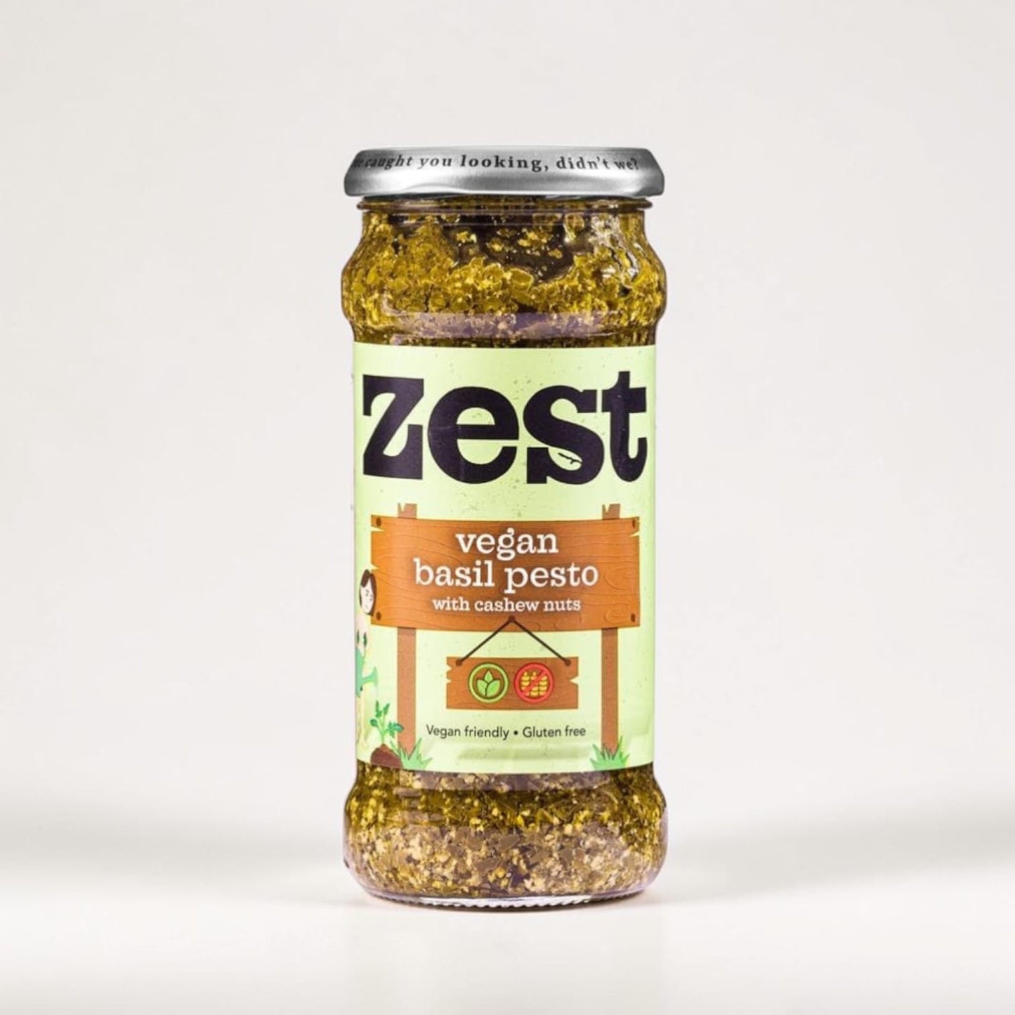 Vegan Basil Pesto Large 340g by Zest