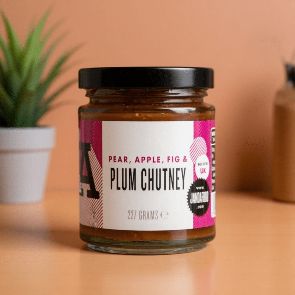 Pear Apple Fig & Plum Chutney 200g