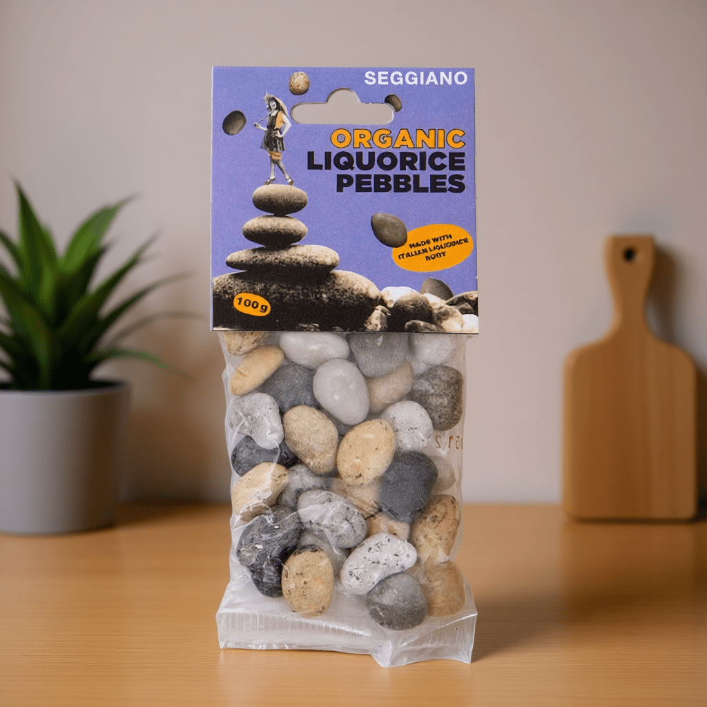 Organic Liquorice Pebbles 100g