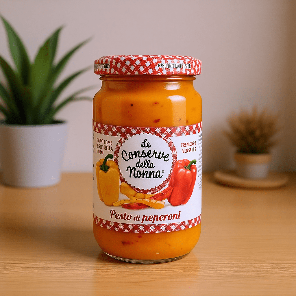 Sweet Red and Yellow Grilled Pepper Pesto 190g